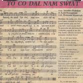 To co dał nam świat - zapis nut