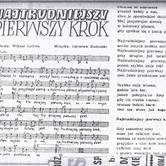 Zapis nutowy Najtrudniejszy pierwszy krok