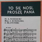 To się nosi, proszę Pana - nuty