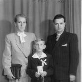 Jarek z rodzicami - Marią i Kazimierzem Kukulskim